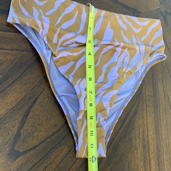 Gottex- purple and brown animal print Bikini Bottom - Picture 5 of 6